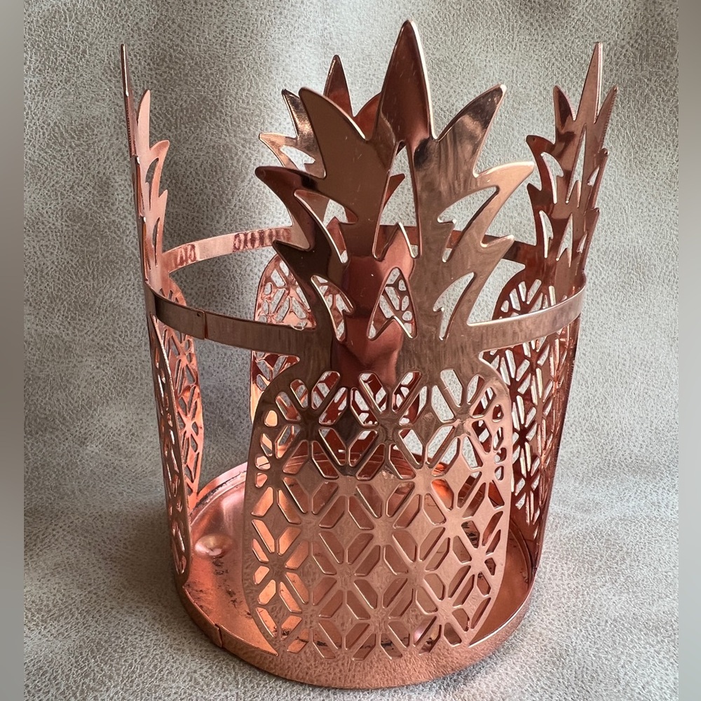 Bath & Body Works Pineapple Candle Holder - Copper